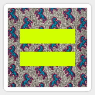 Horsey Equality TShirt Sticker